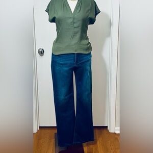 Democracy Dark Blue Flare Jeans